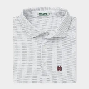 Mississippi State MS Textured Jacquard brrrº Polo