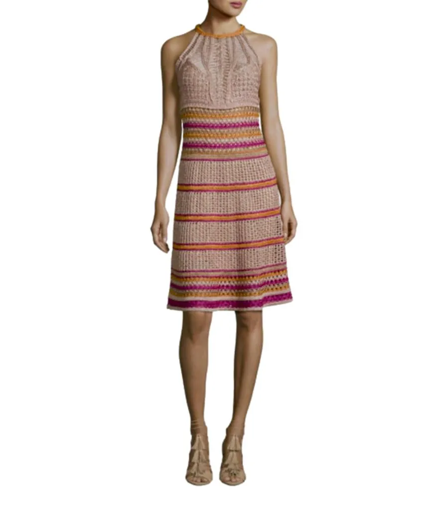 Missoni Crochet Metallic Dress. Size 42IT