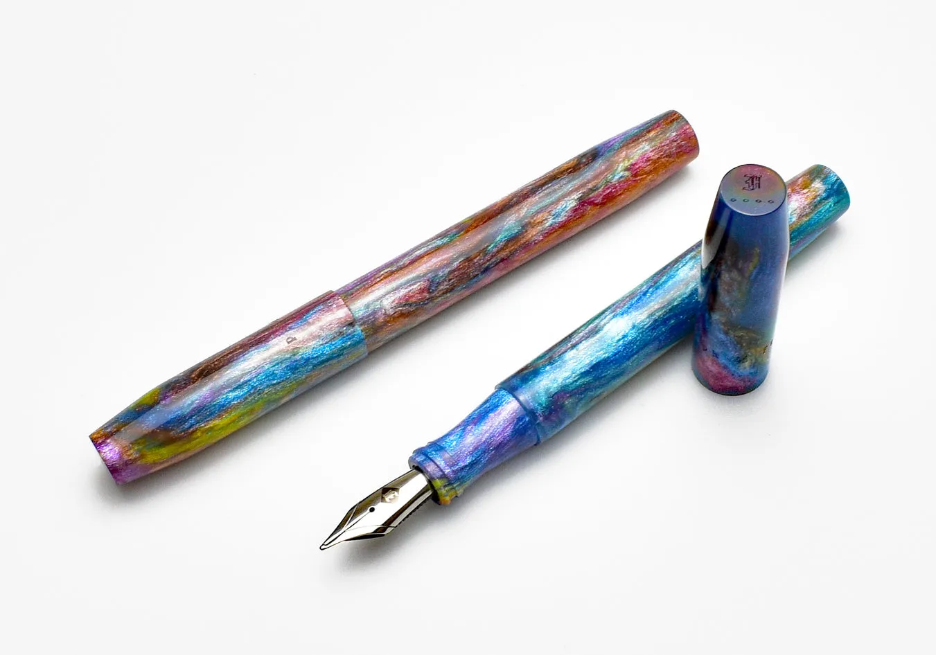 Model 46 Fountain Pen - Peacock Abalone SE