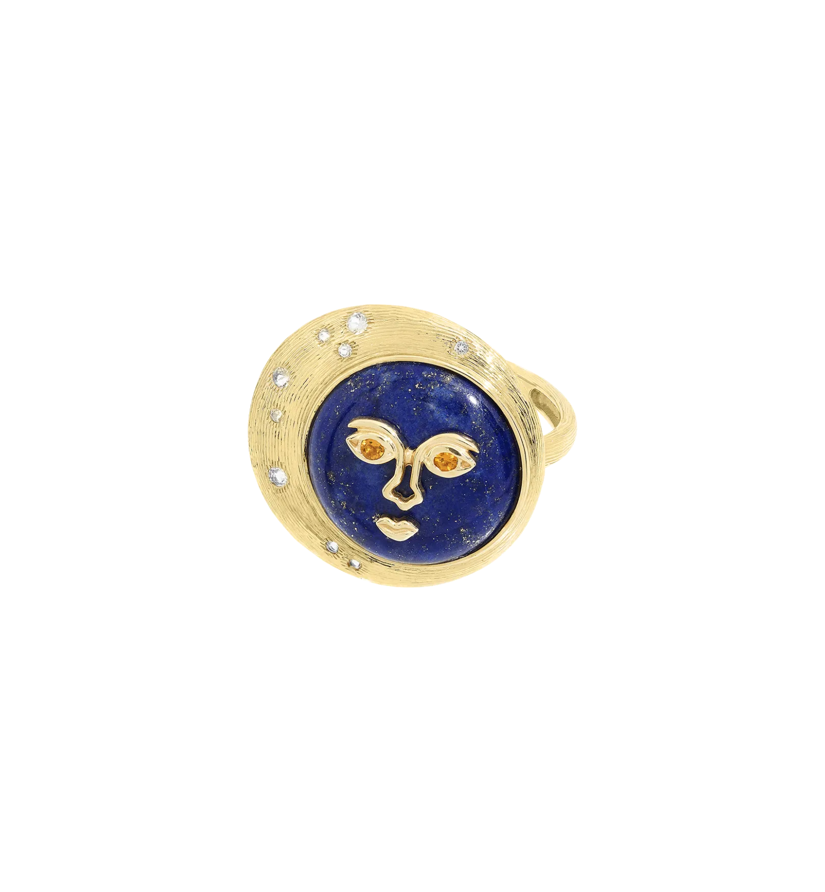 Moon Eclipse Ring 14K