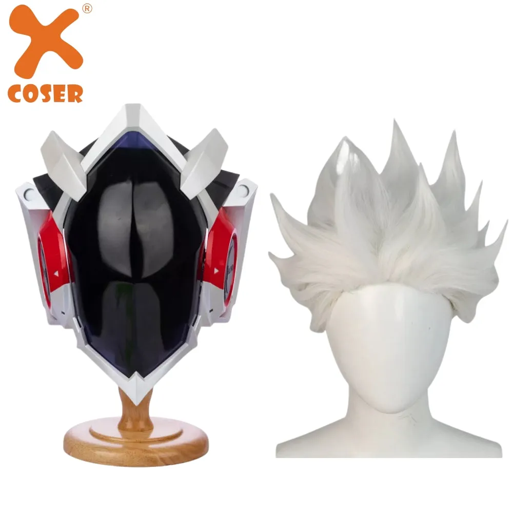 【New Arrival】Xcoser Zenless Zone Zero Billy Kid Helmet Cosplay LED Lights Change Mask Wig