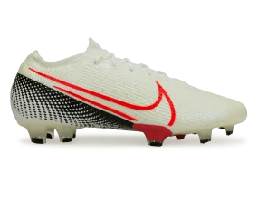 Nike Men's Mercurial Vapor 13 Elite FG White/Crimson