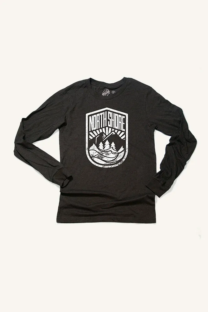 North Shore Crest Longsleeve Shirt (Unisex)