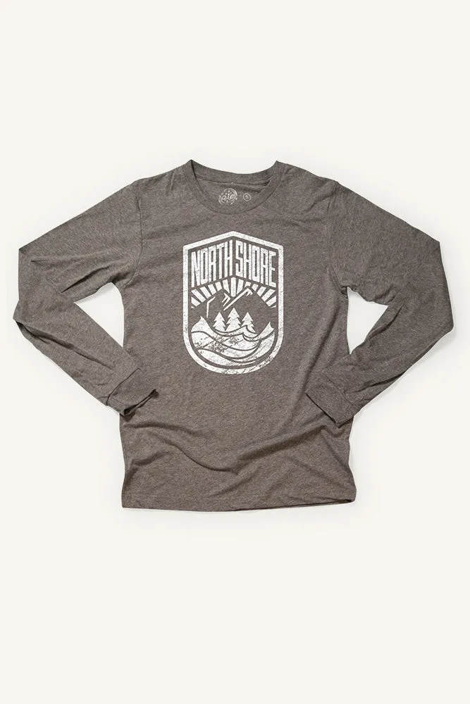 North Shore Crest Longsleeve Shirt (Unisex)