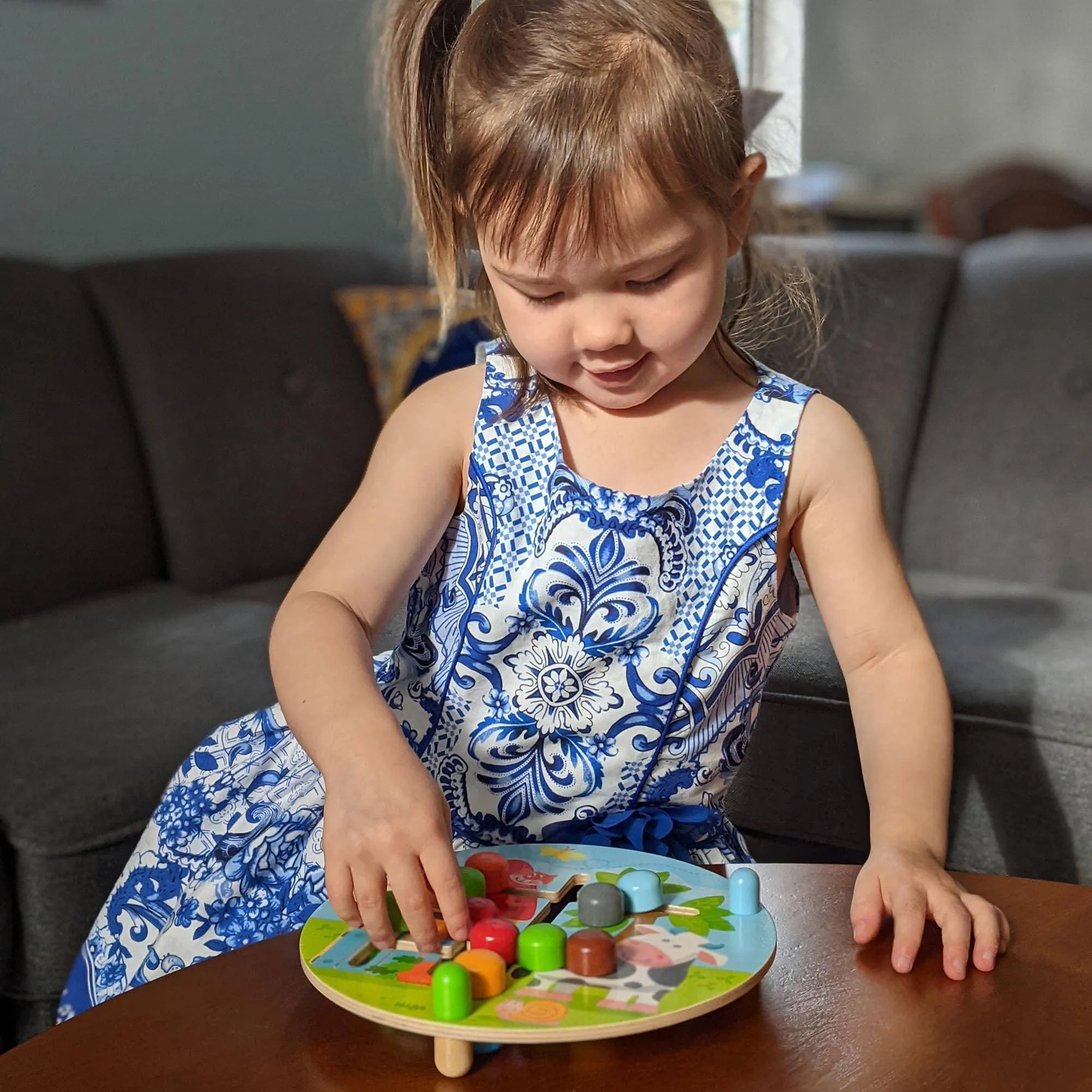 On the Farm Double Sided Motor Skills Board