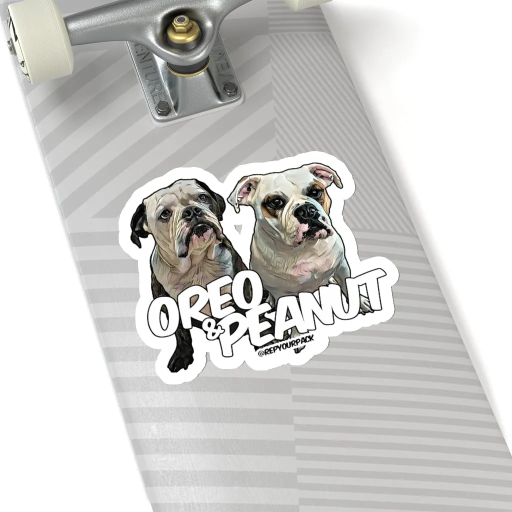 Oreo & Peanut Stickers