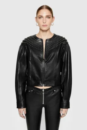 Ozzy Studded Leather Jacket