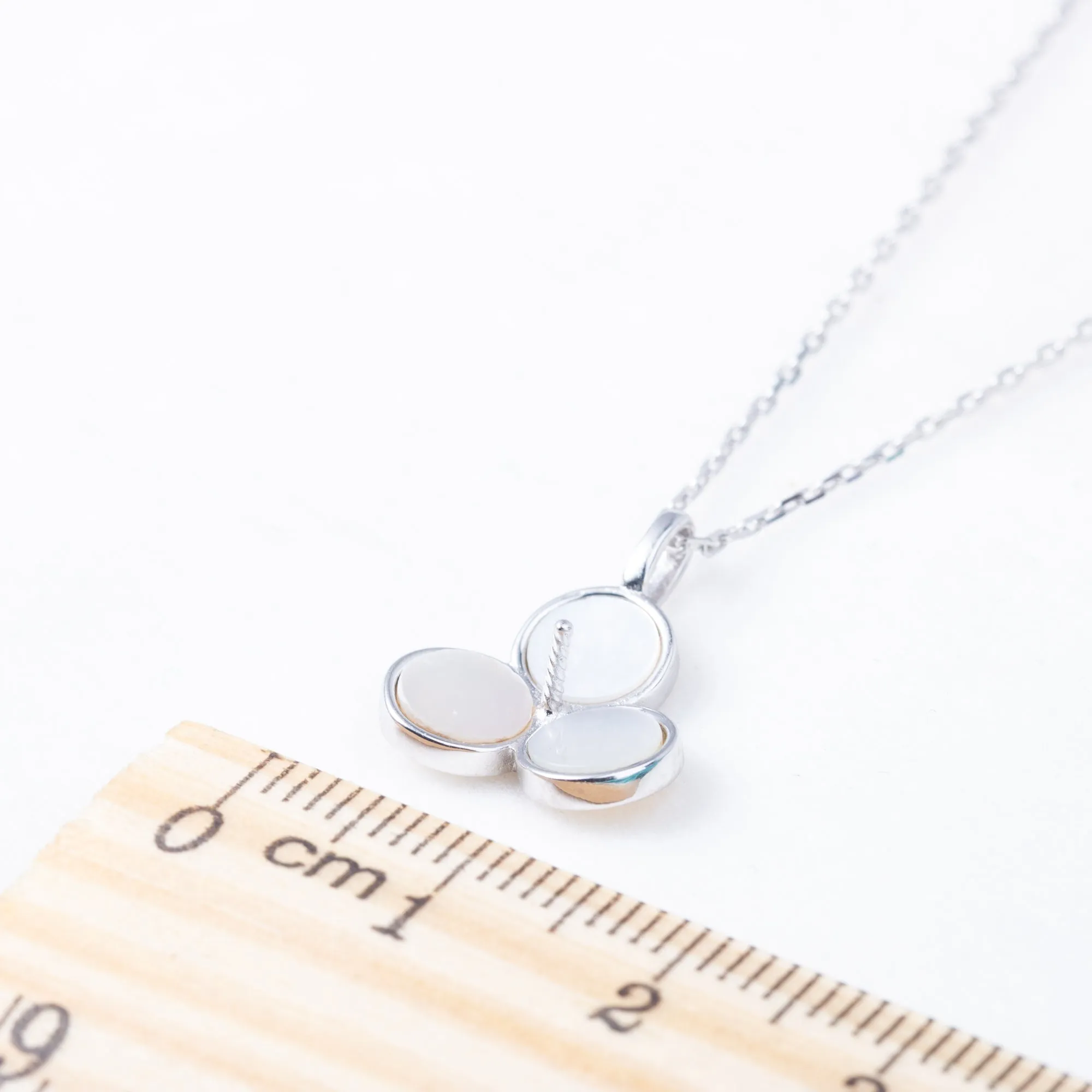 P010987 DIY 6-8mm Natural Freshwater pearl pendant accessory 925 sterling silver engagement jewelry necklace for women