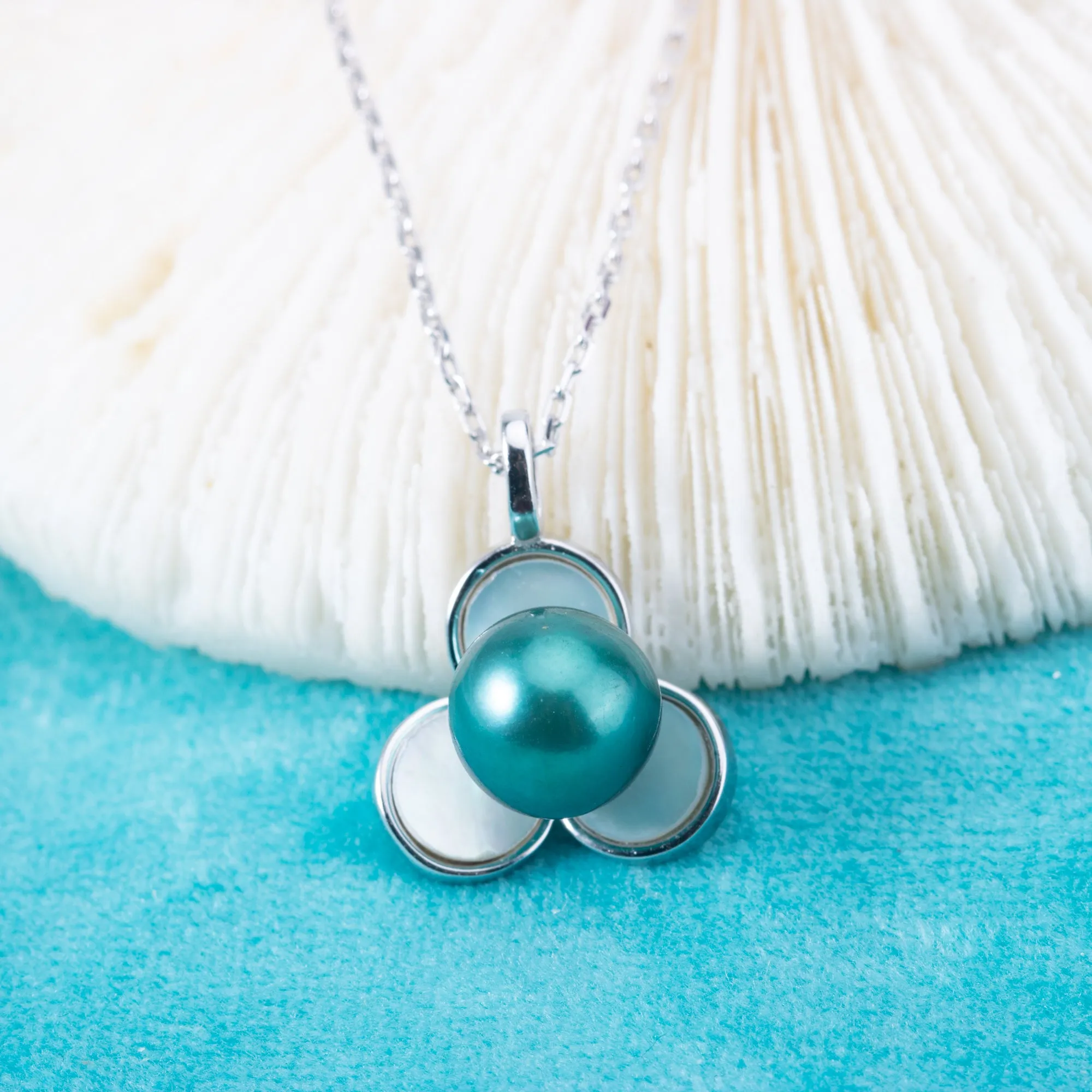 P010987 DIY 6-8mm Natural Freshwater pearl pendant accessory 925 sterling silver engagement jewelry necklace for women