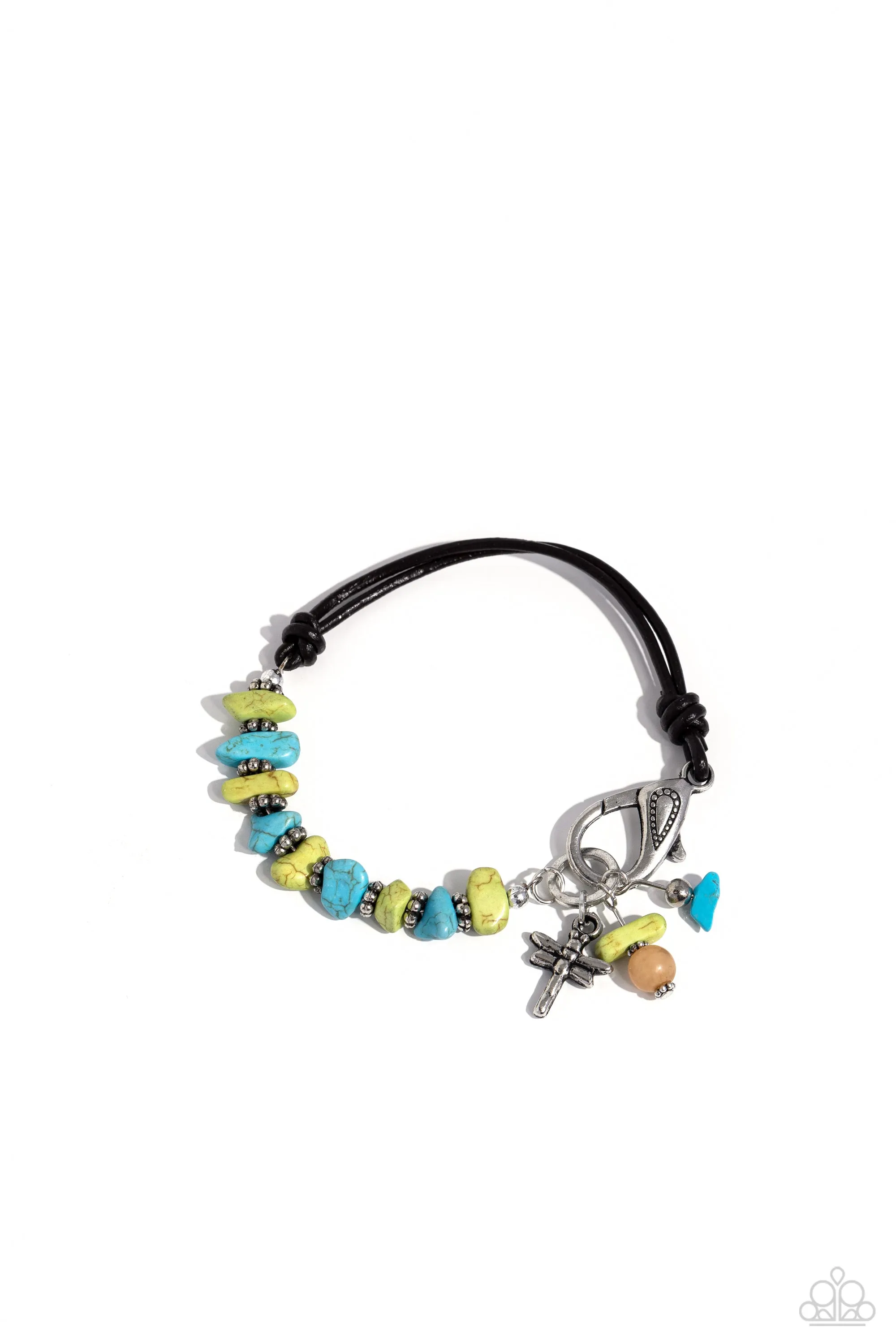 Paparazzi Daring Dragonfly Green Bracelet