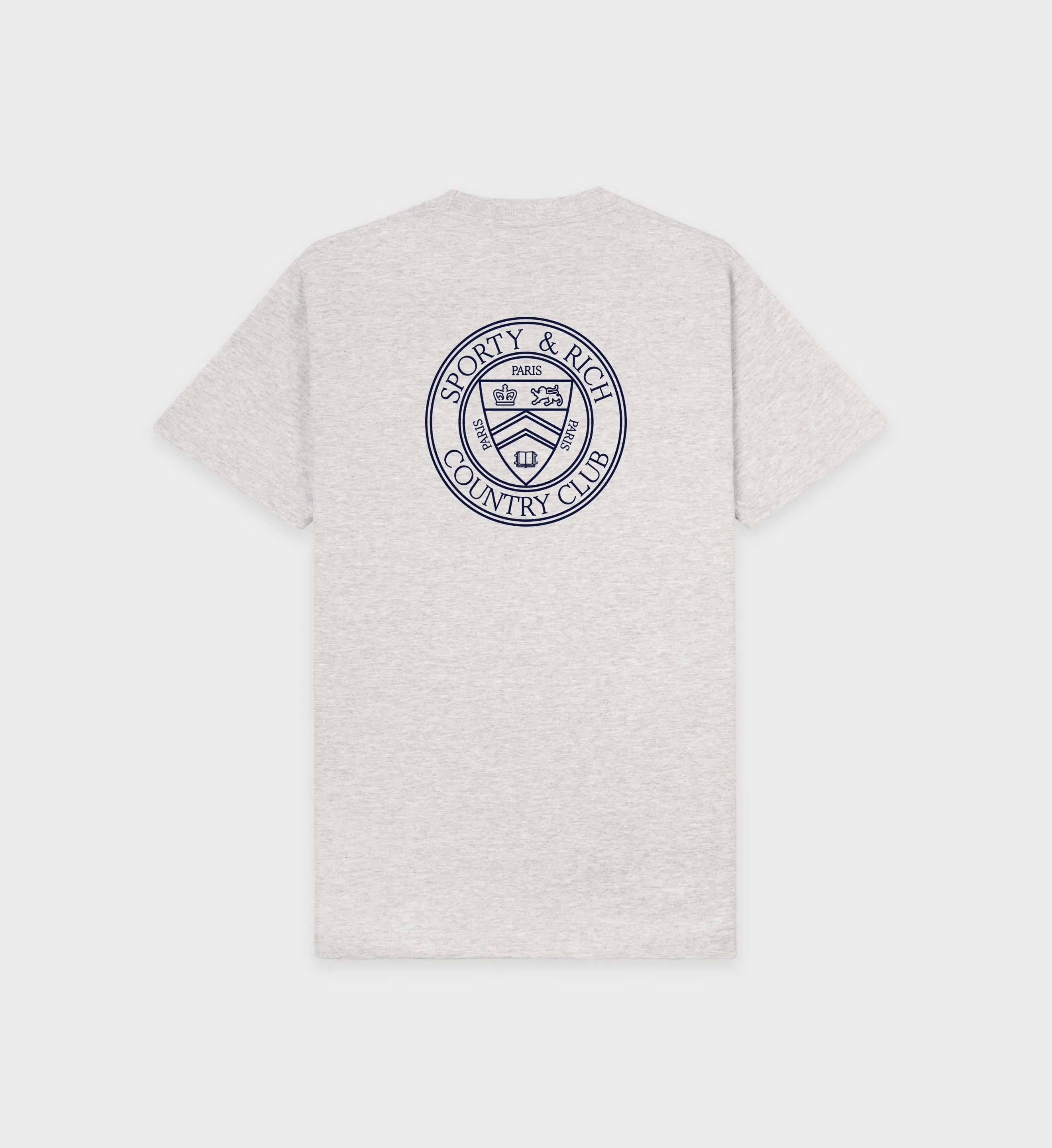 Paris Country Club T-Shirt - Heather Gray/Navy