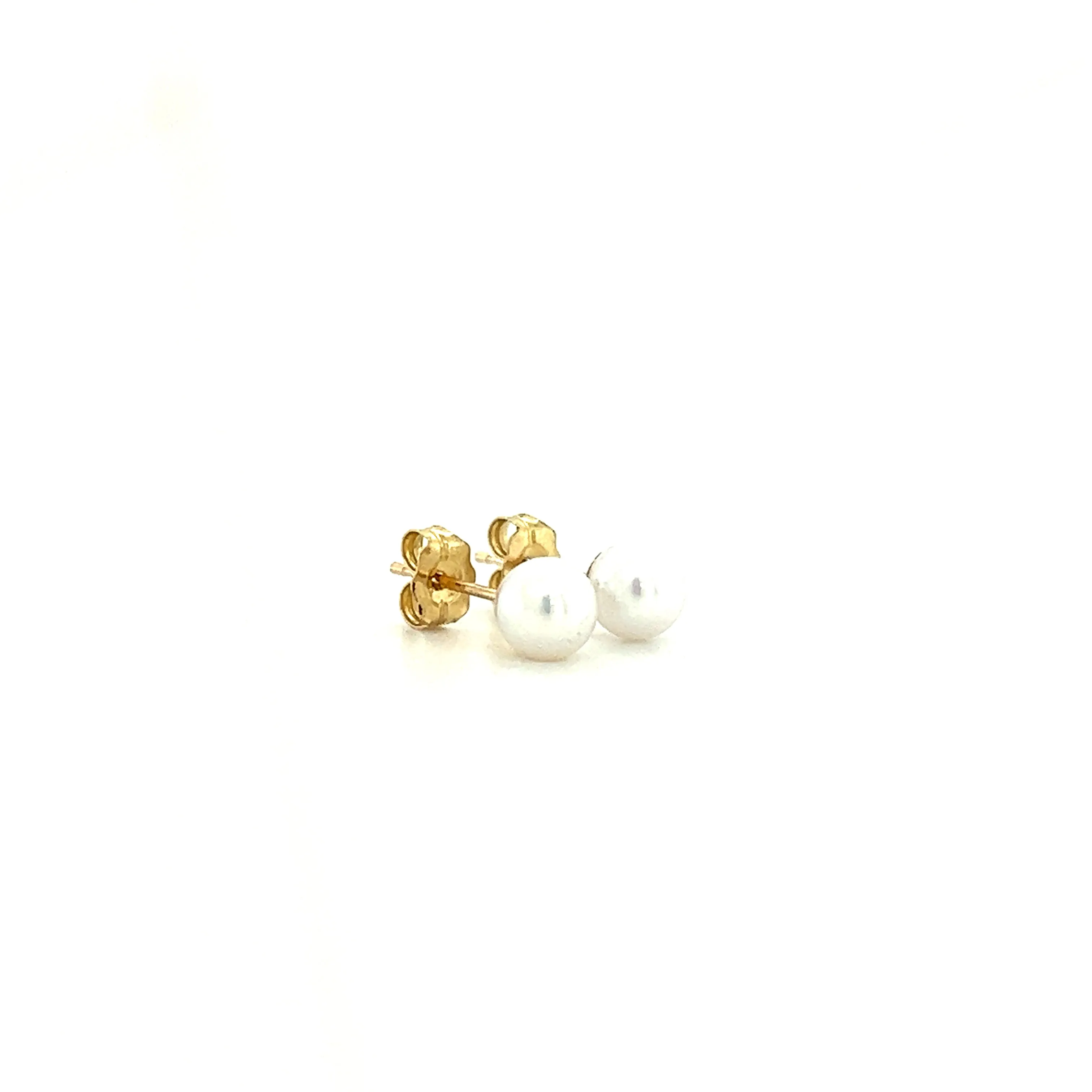 Pearl 5mm Stud Earrings in 14K Gold