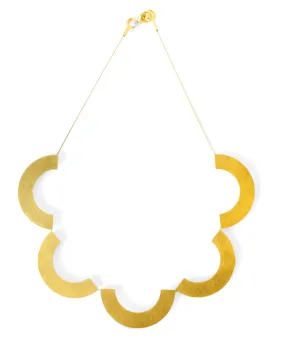 Petra Meiren, Gold Scalloped Necklace