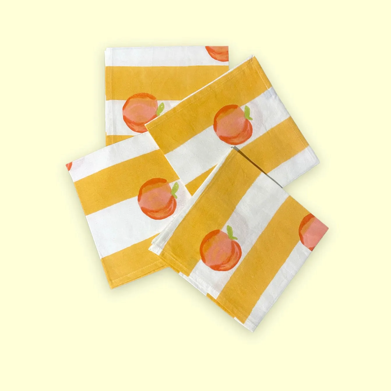 Positano Peach Napkin Set