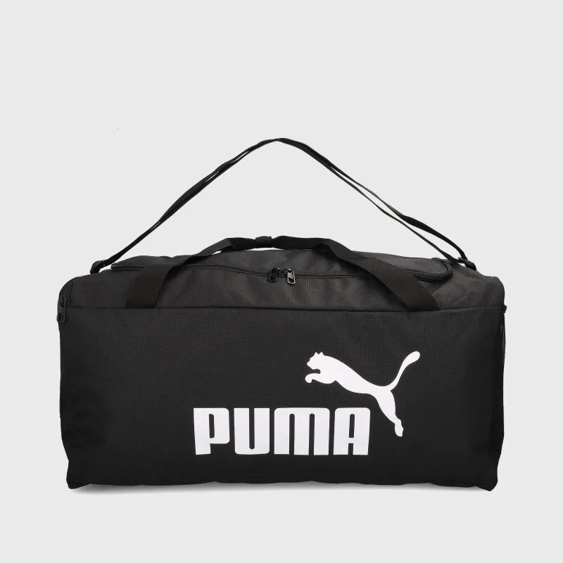 Puma Unisex Duffel Bag Black/White _ 171499 _ Black