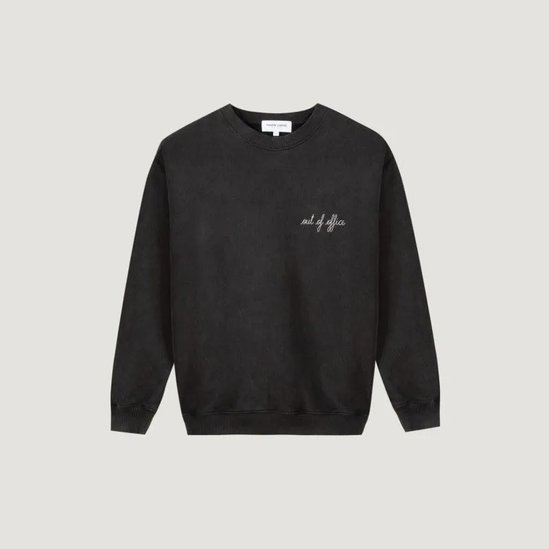 "Out Of Office" Ledru Sweatshirt (Carbon Washed)