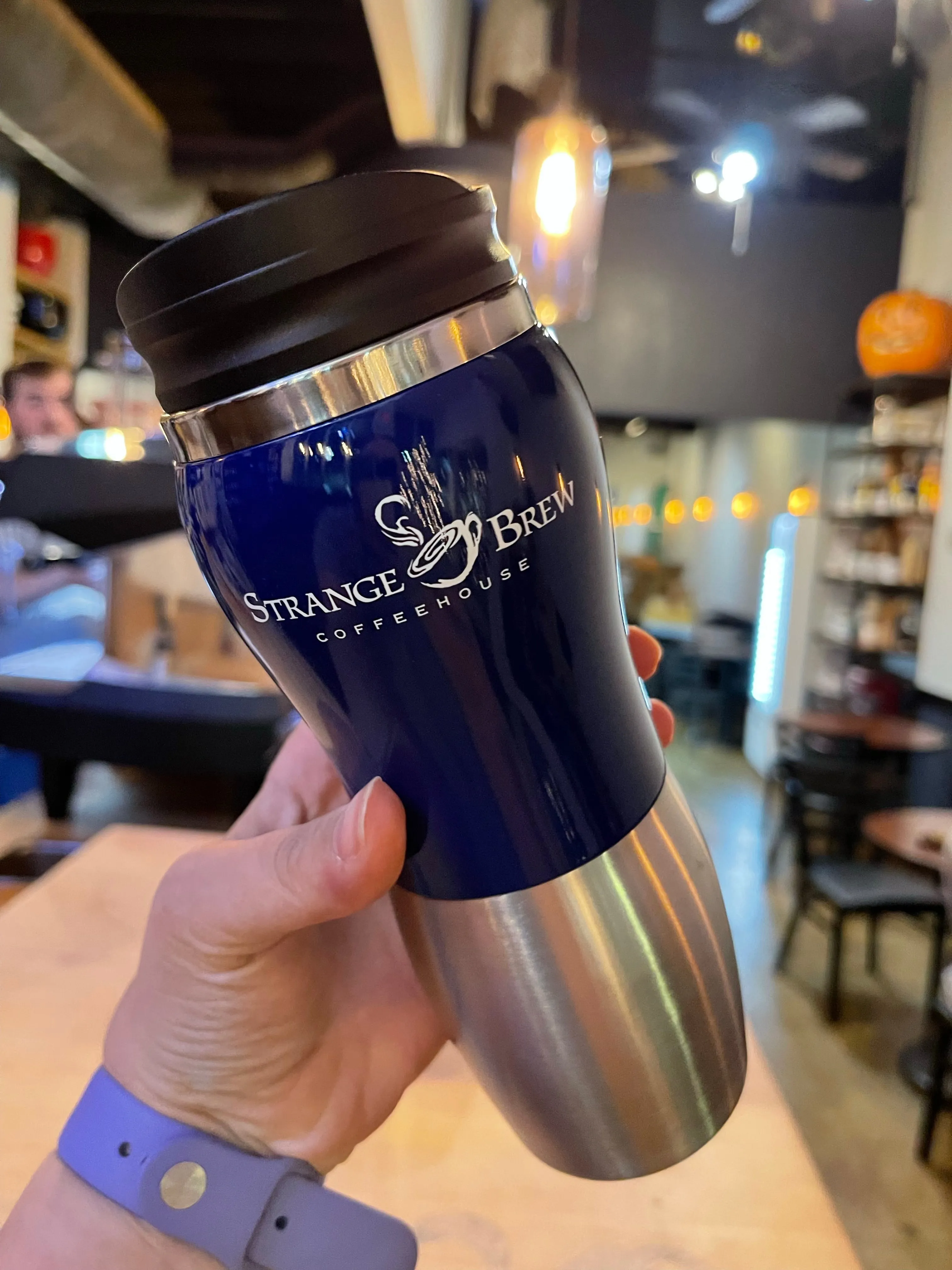 Retro Logo Travel Mug!