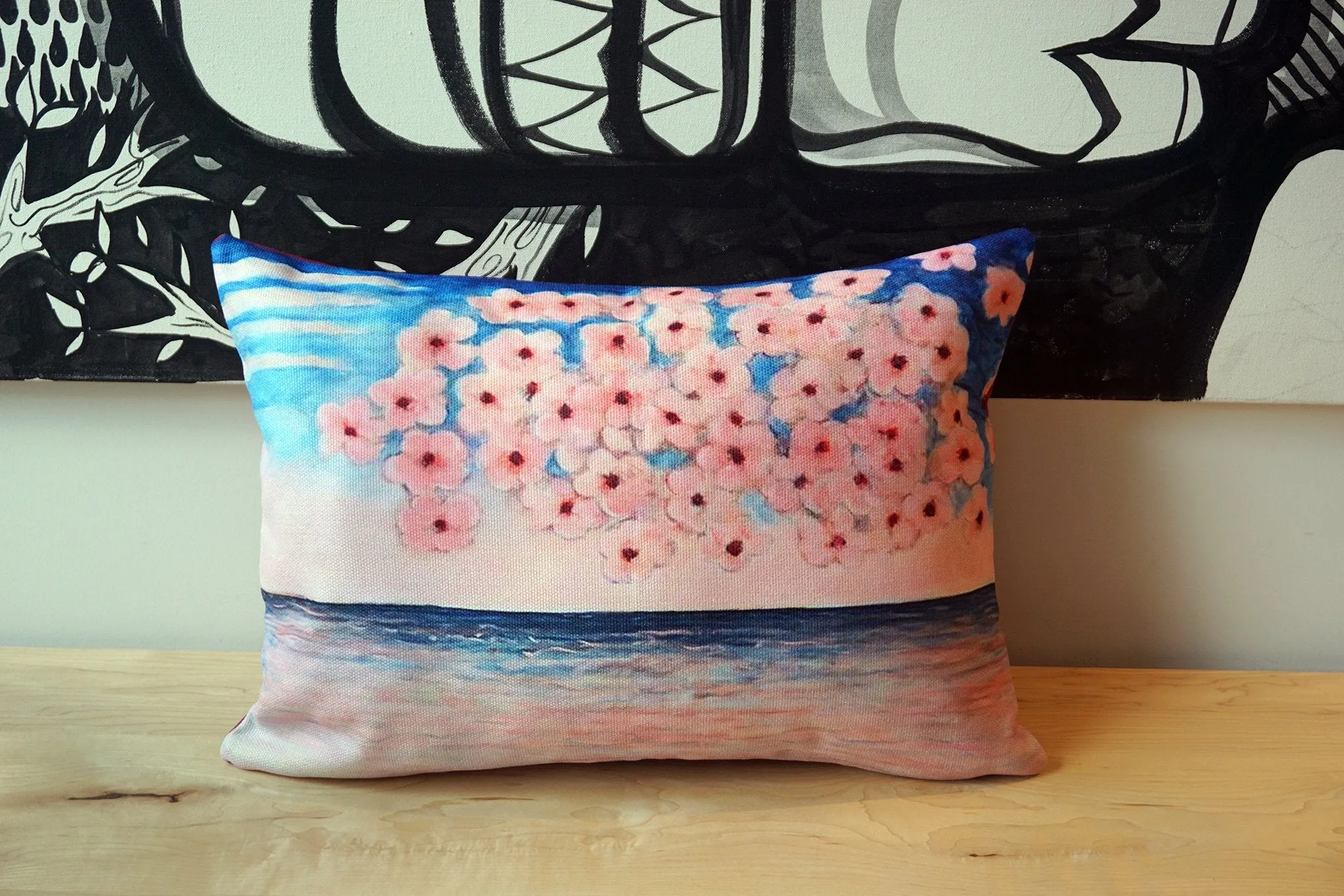 ROGER CAMOUS Toss Cushion - Ocean