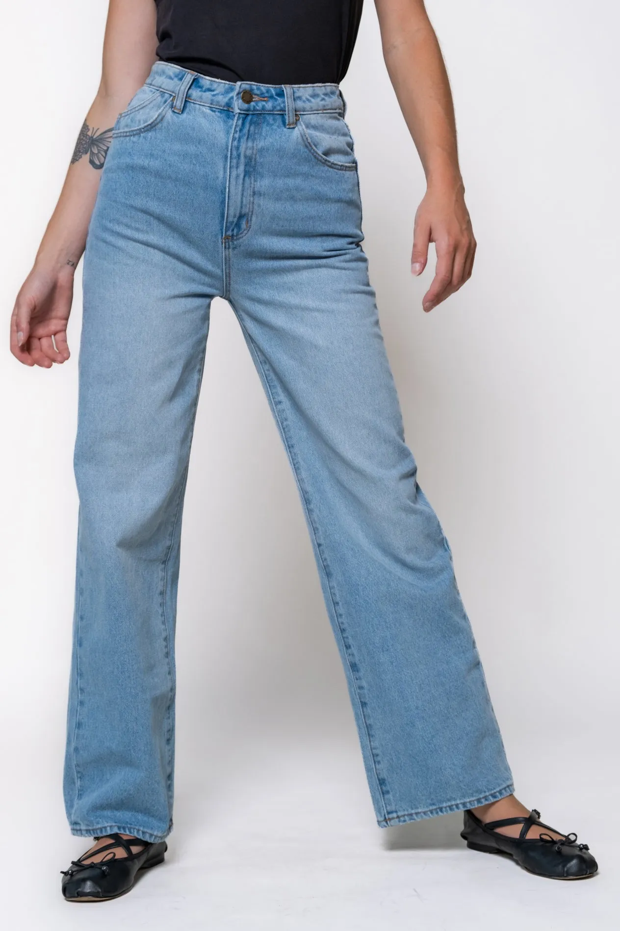 Rolla's Heidi Ankle Jeans - Old Stone