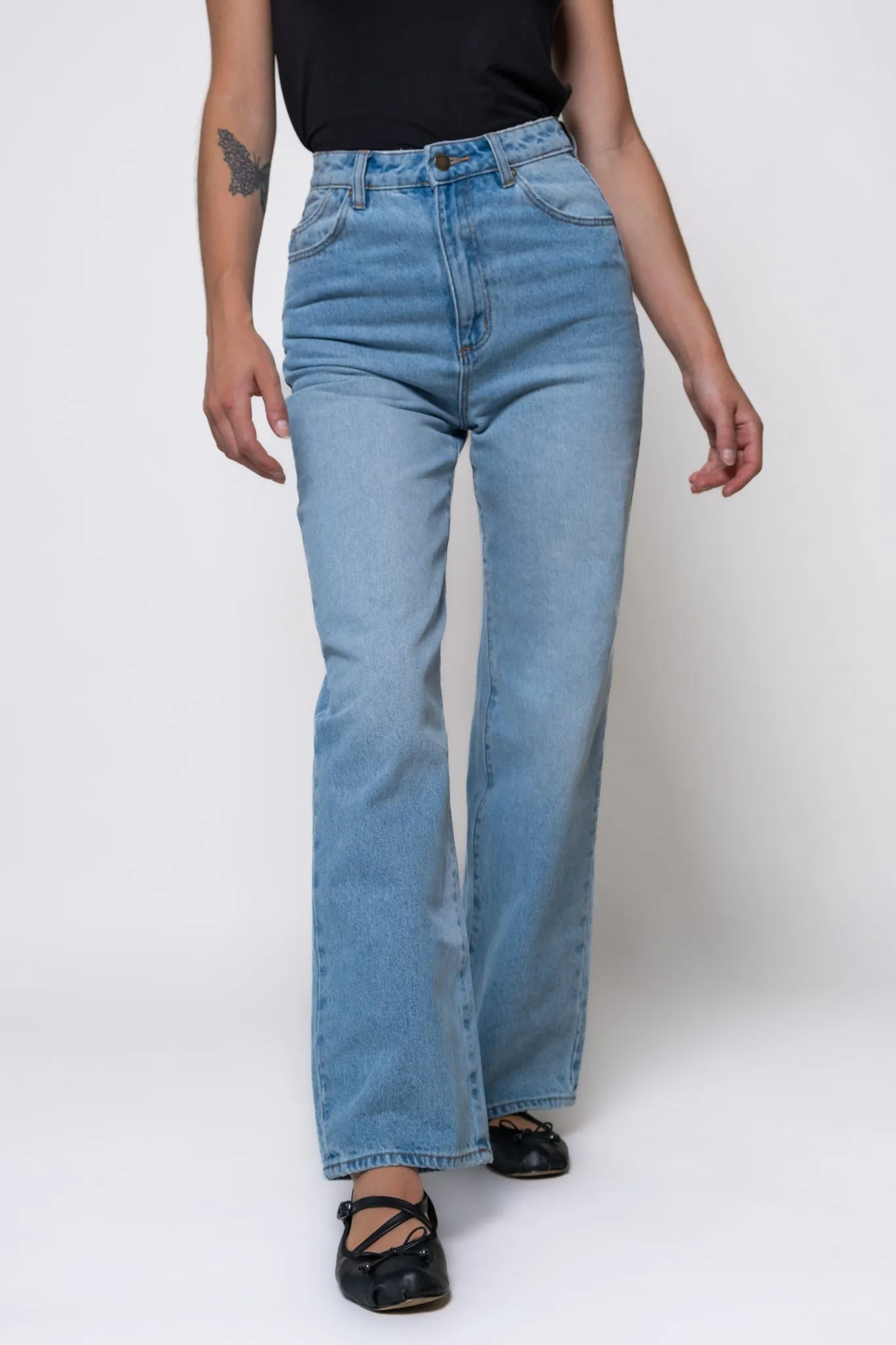 Rolla's Heidi Ankle Jeans - Old Stone