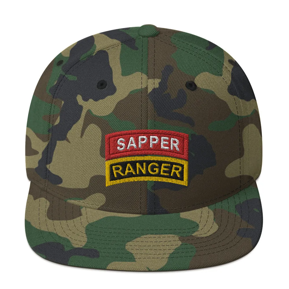 Sapper and Ranger tabs Snapback Hat