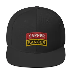 Sapper and Ranger tabs Snapback Hat