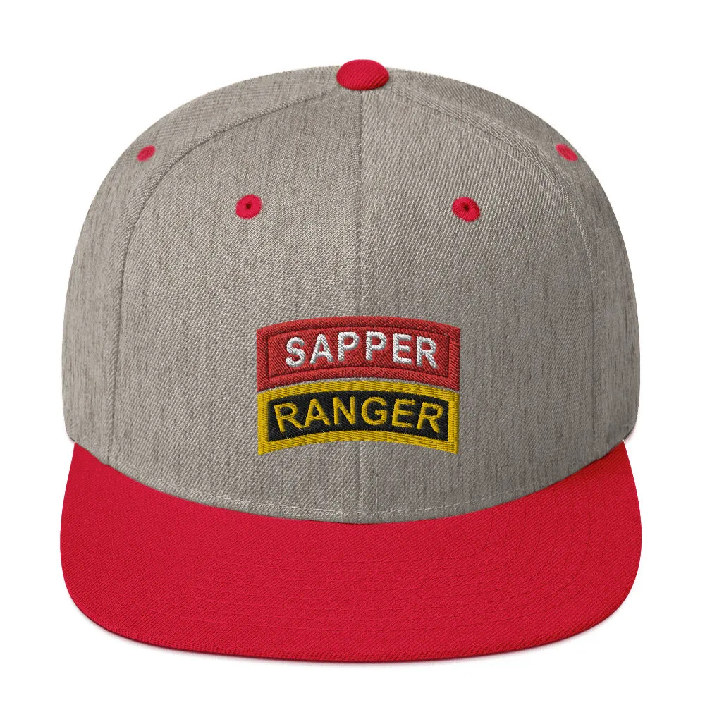 Sapper and Ranger tabs Snapback Hat