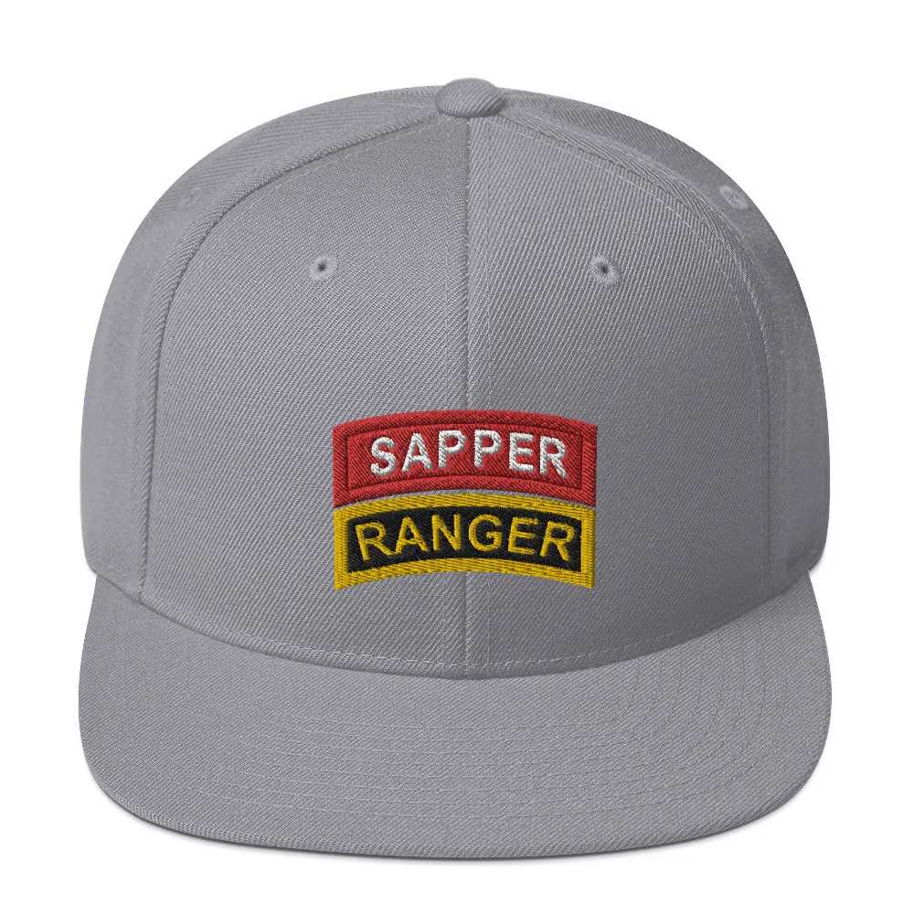 Sapper and Ranger tabs Snapback Hat