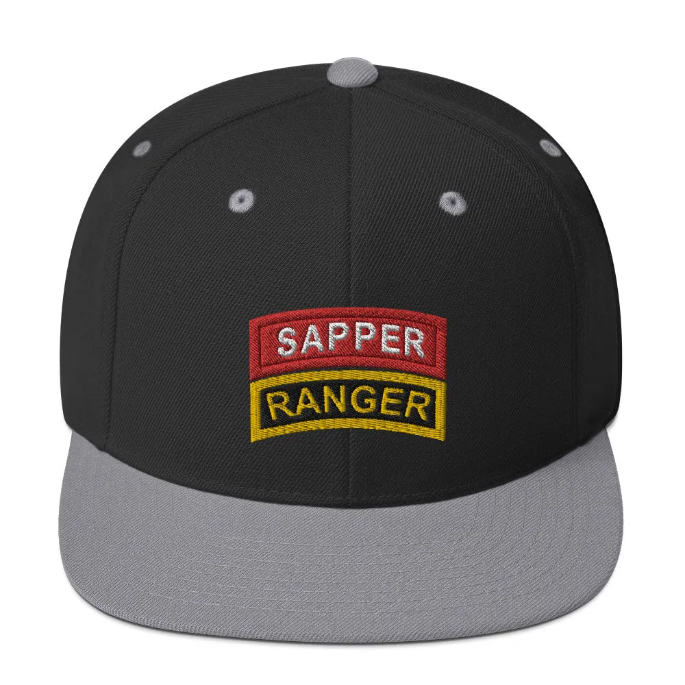 Sapper and Ranger tabs Snapback Hat