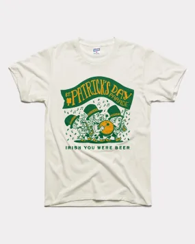 St. Patrick's Day Parade Vintage White T-Shirt