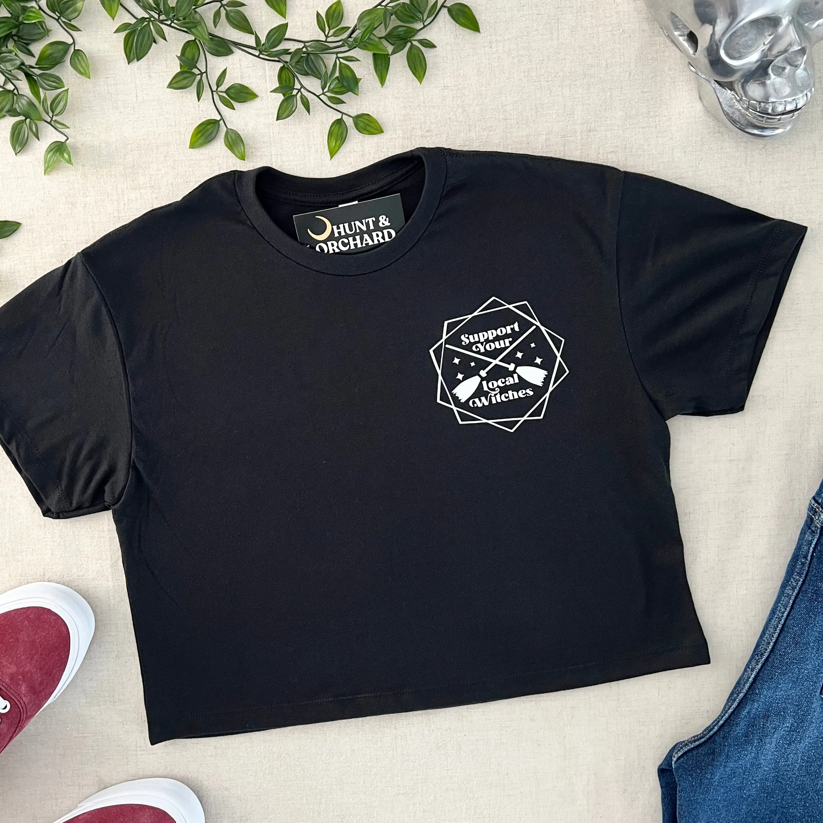 Support Your Local Witches Tee - Black