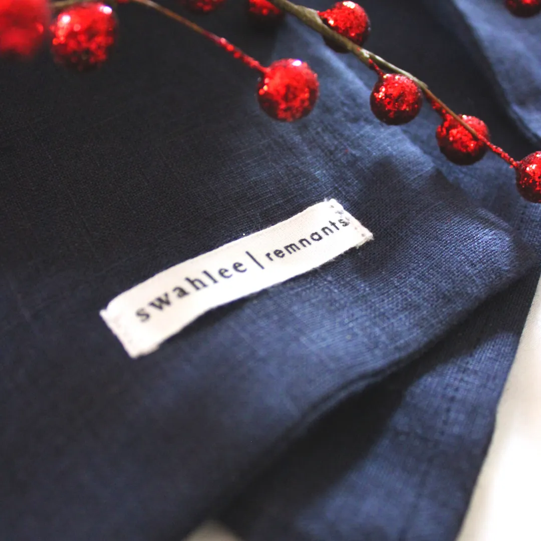 The Remnant Pajamas in Navy Linen