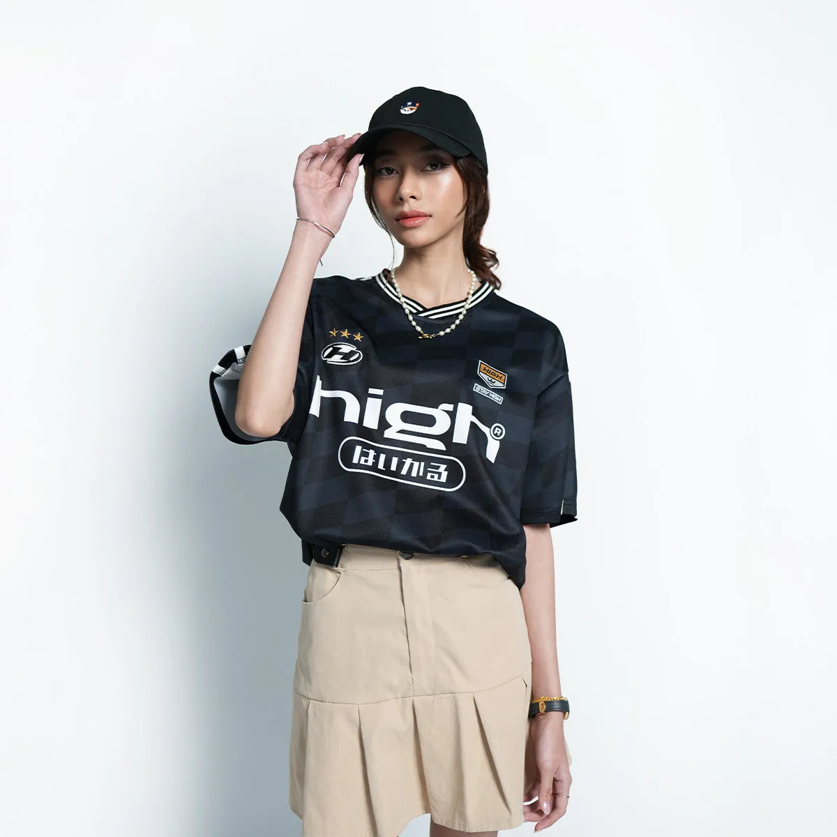 Thunder Jersey Loose Tee - 1019