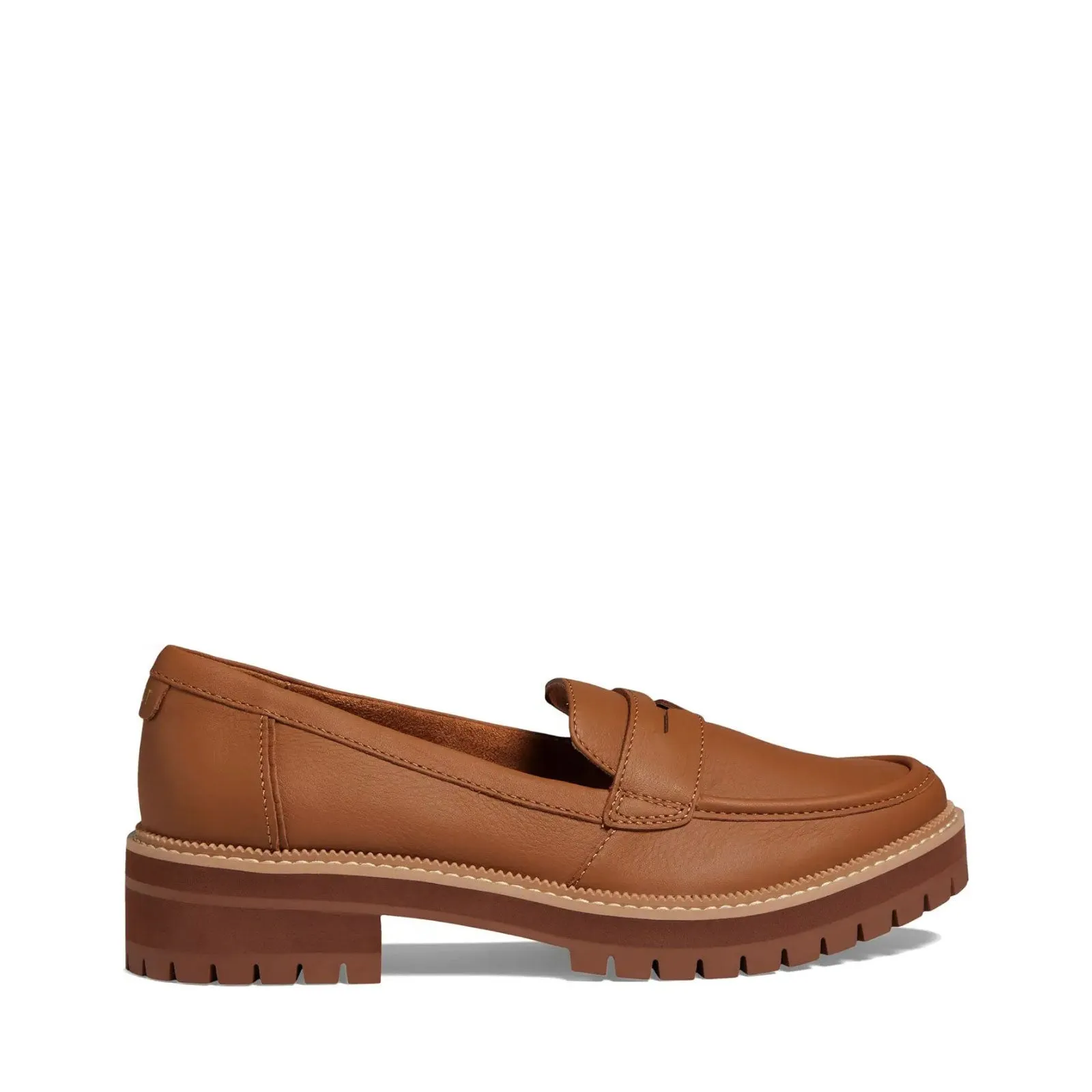 Toms Cara Loafer 10020214 (Tan Leather)