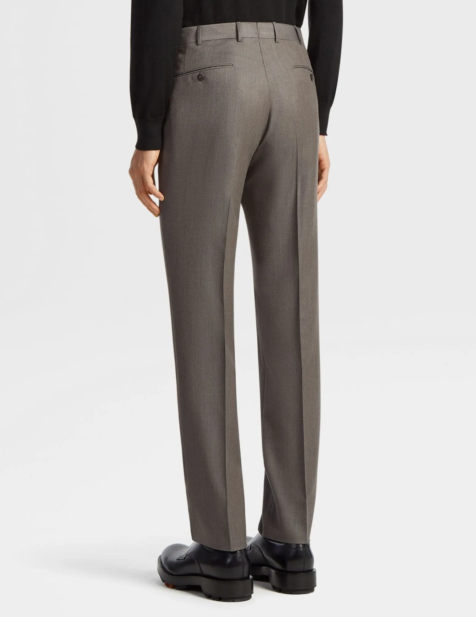 Trofeo Wool Trousers | Medium Brown