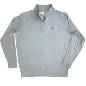 UGA 1/4 Zip Standing Dawg Performance Pullover - Ash Gray