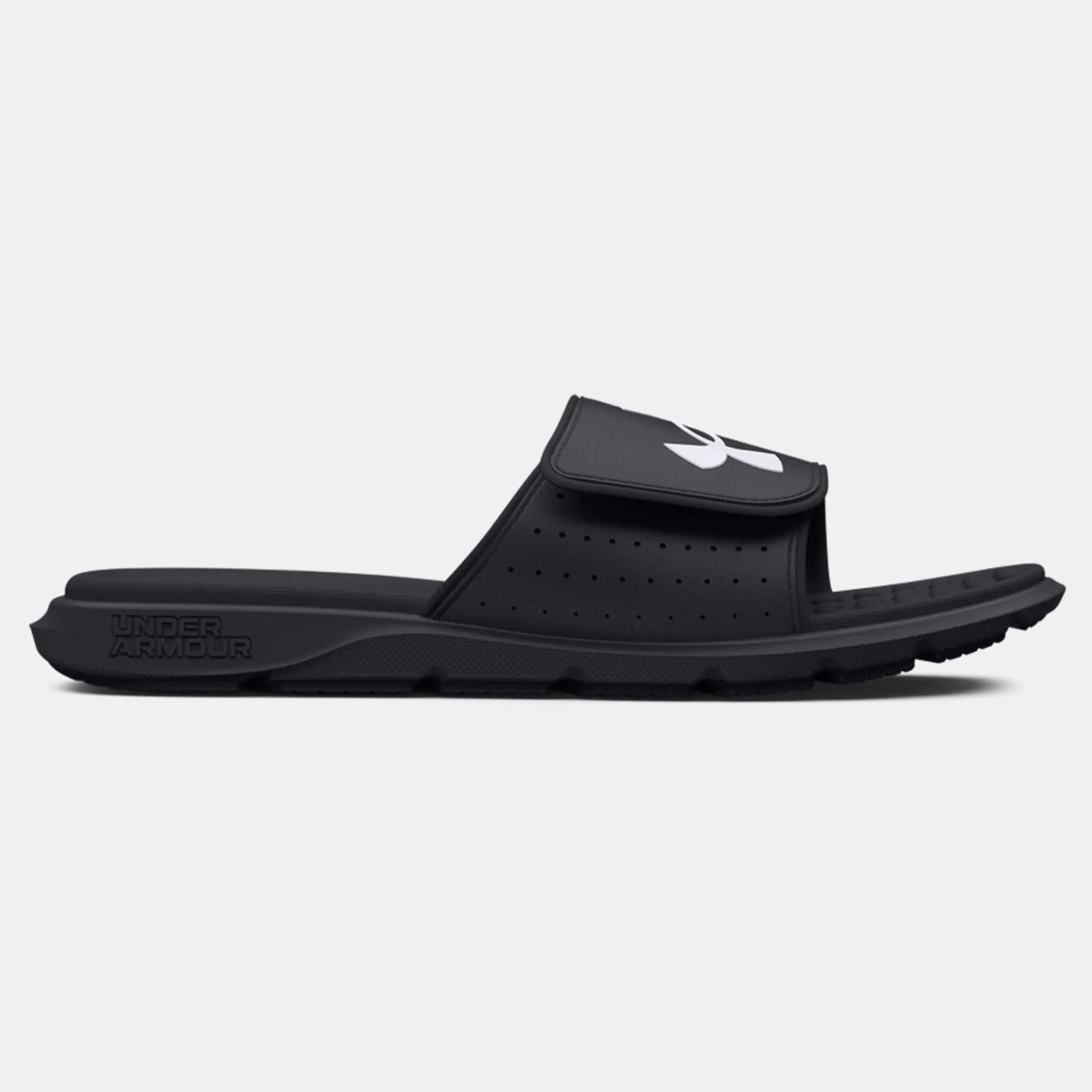 Under Armour Black/White Ignite 7 Slide