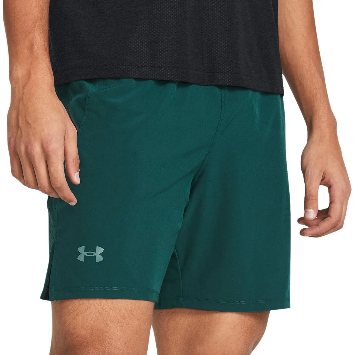 Under Armour Launch Elite 7 Inch Mens Running Shorts - Green