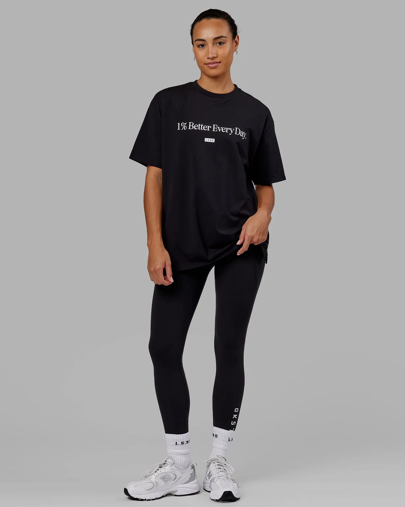 Unisex 1% Better FLXCotton Tee Oversize - Black