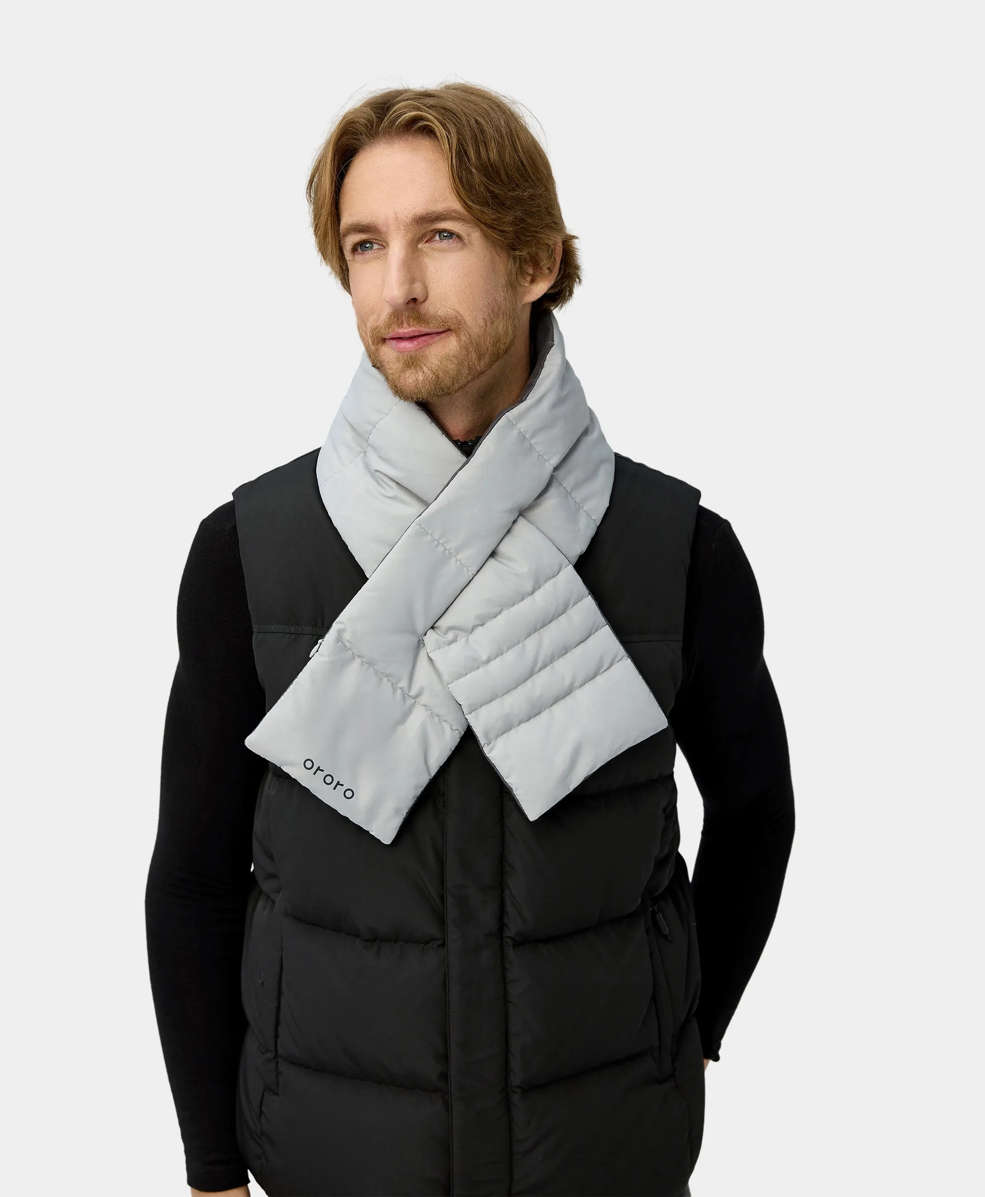 Unisex Heated Puffer Down Scarf