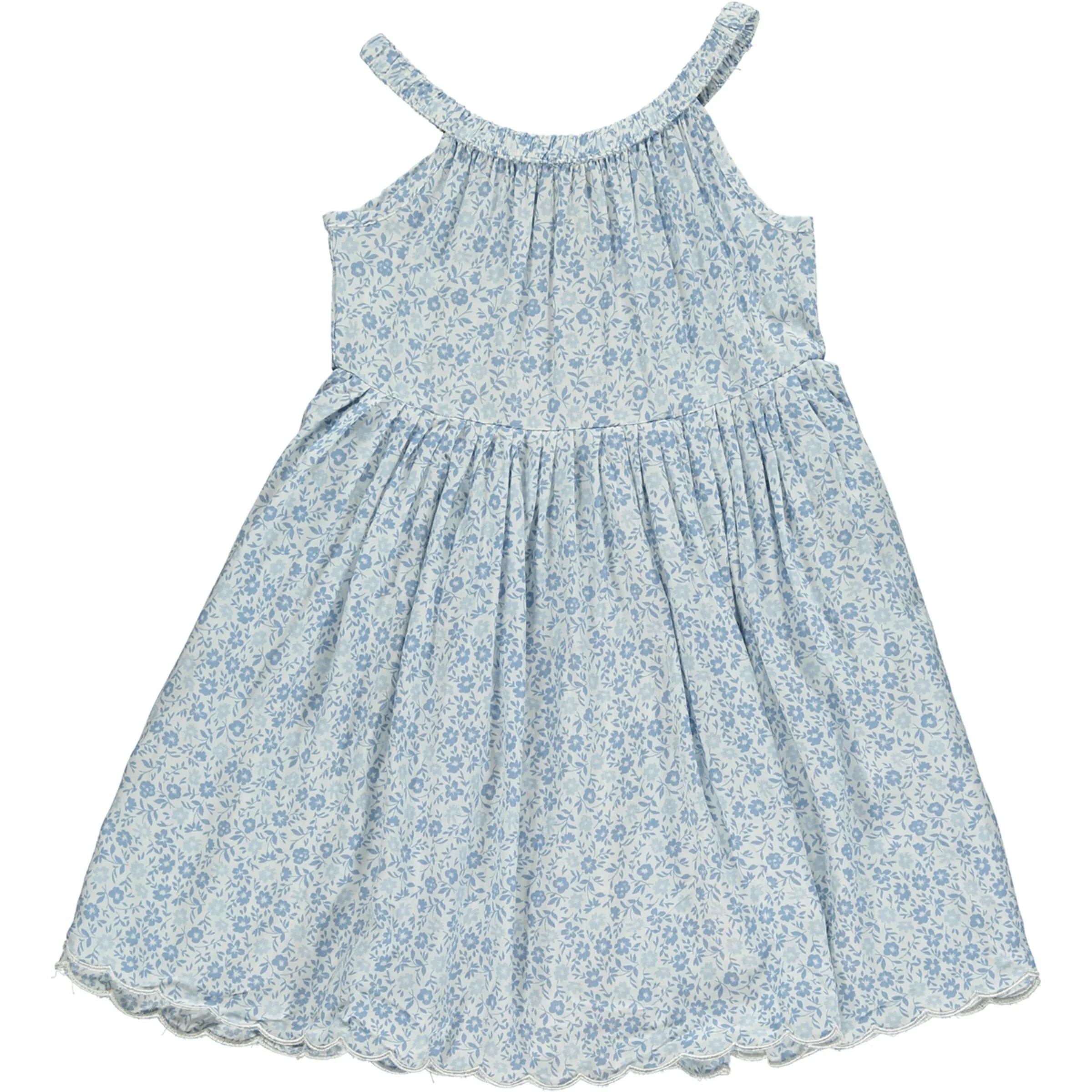 Vignette Stella Dress - Blue Ditsy Floral