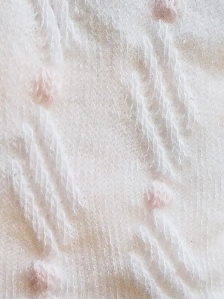 White with Pink Dots Tiny Baby Tights