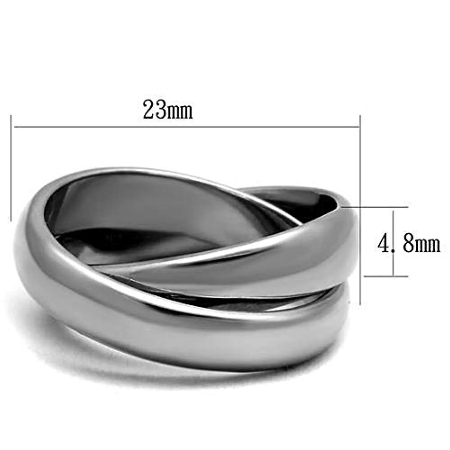 WildKlass Stainless Steel Ring High Polished Women