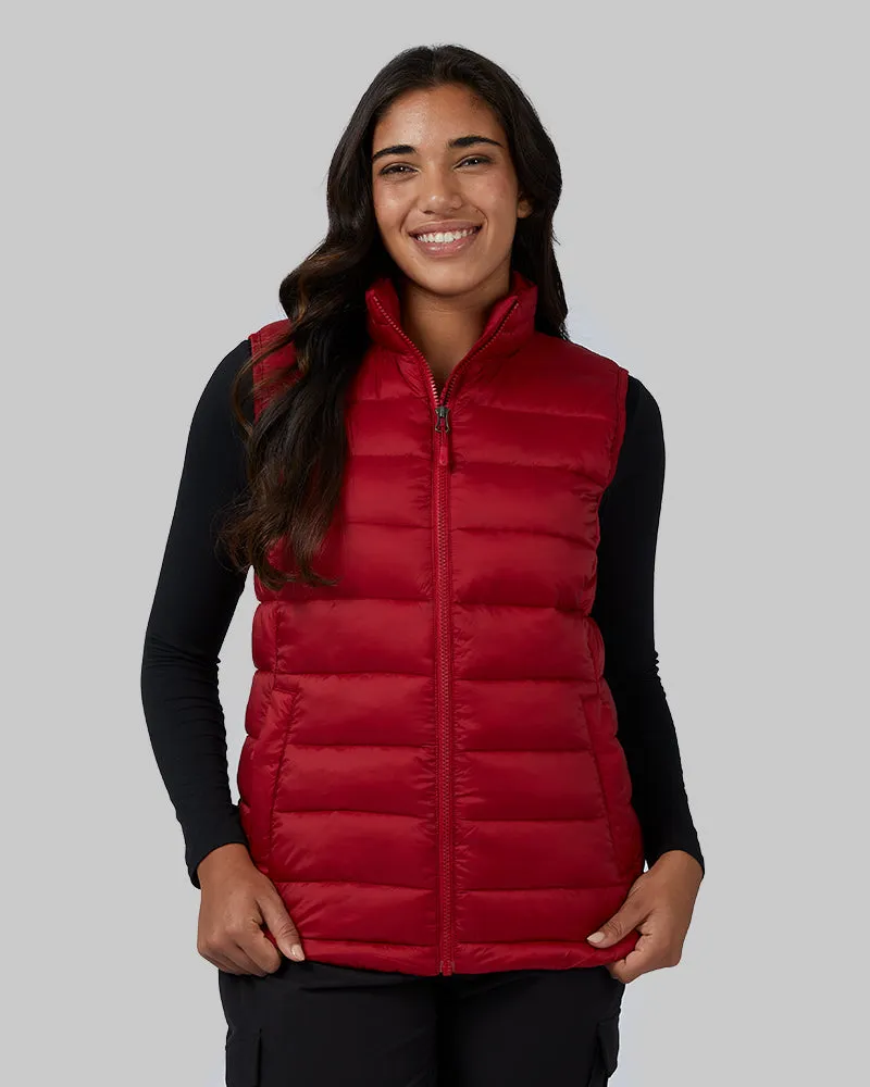 WOMEN'S LIGHTWEIGHT POLY-FILL PACKABLE VEST