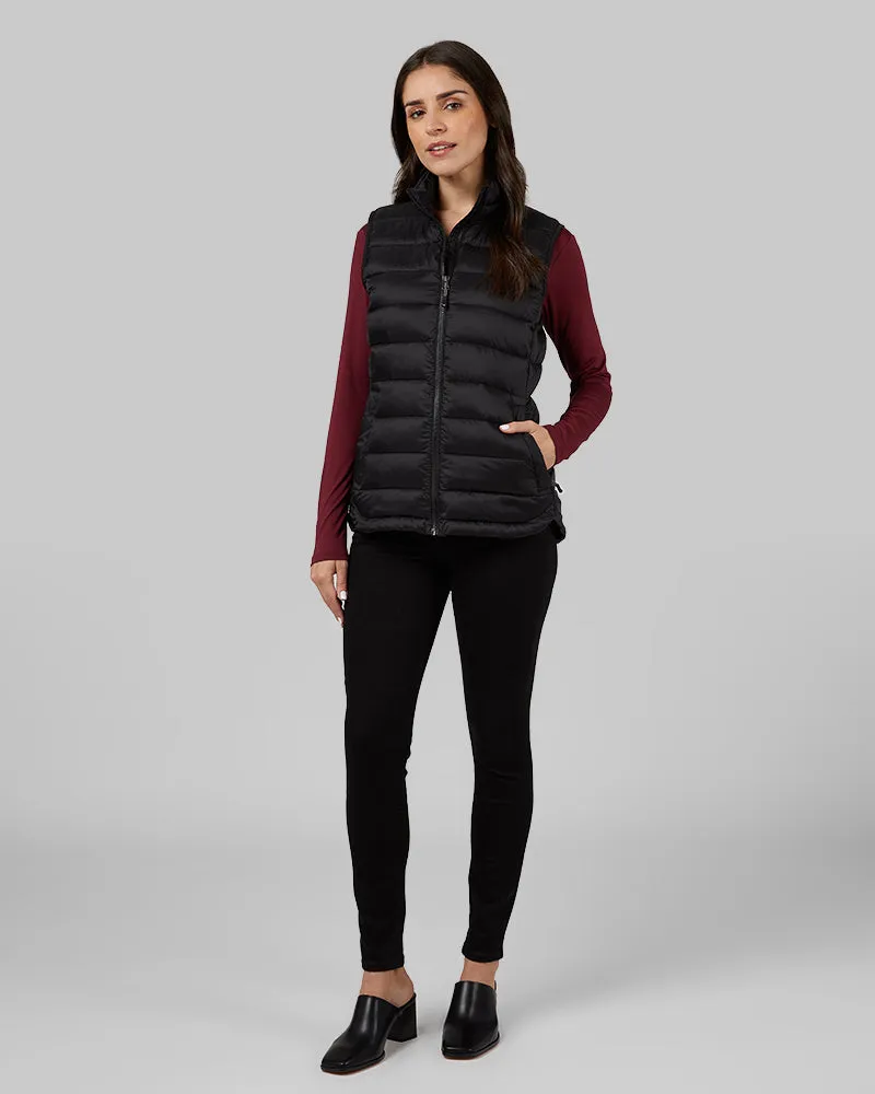 WOMEN'S LIGHTWEIGHT POLY-FILL PACKABLE VEST