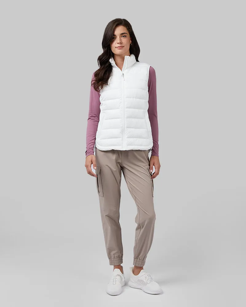 WOMEN'S LIGHTWEIGHT POLY-FILL PACKABLE VEST