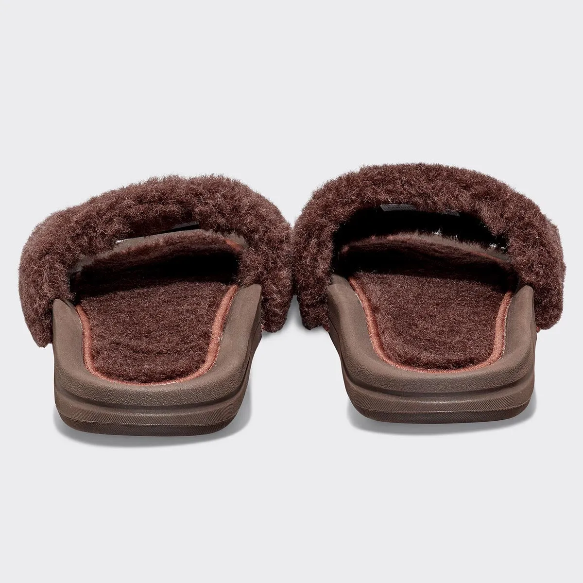 Women's Shearling Slide Chocolate