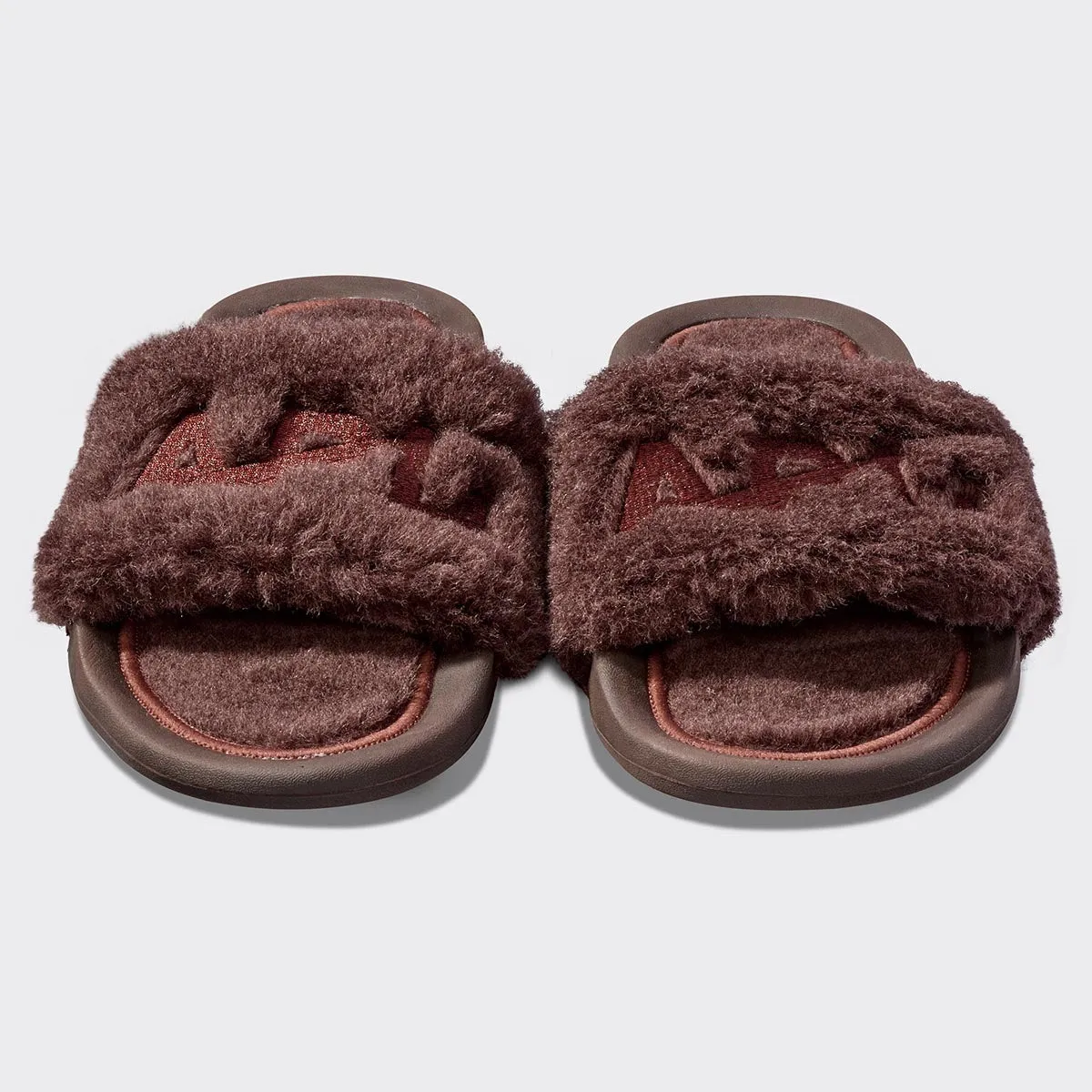 Women's Shearling Slide Chocolate