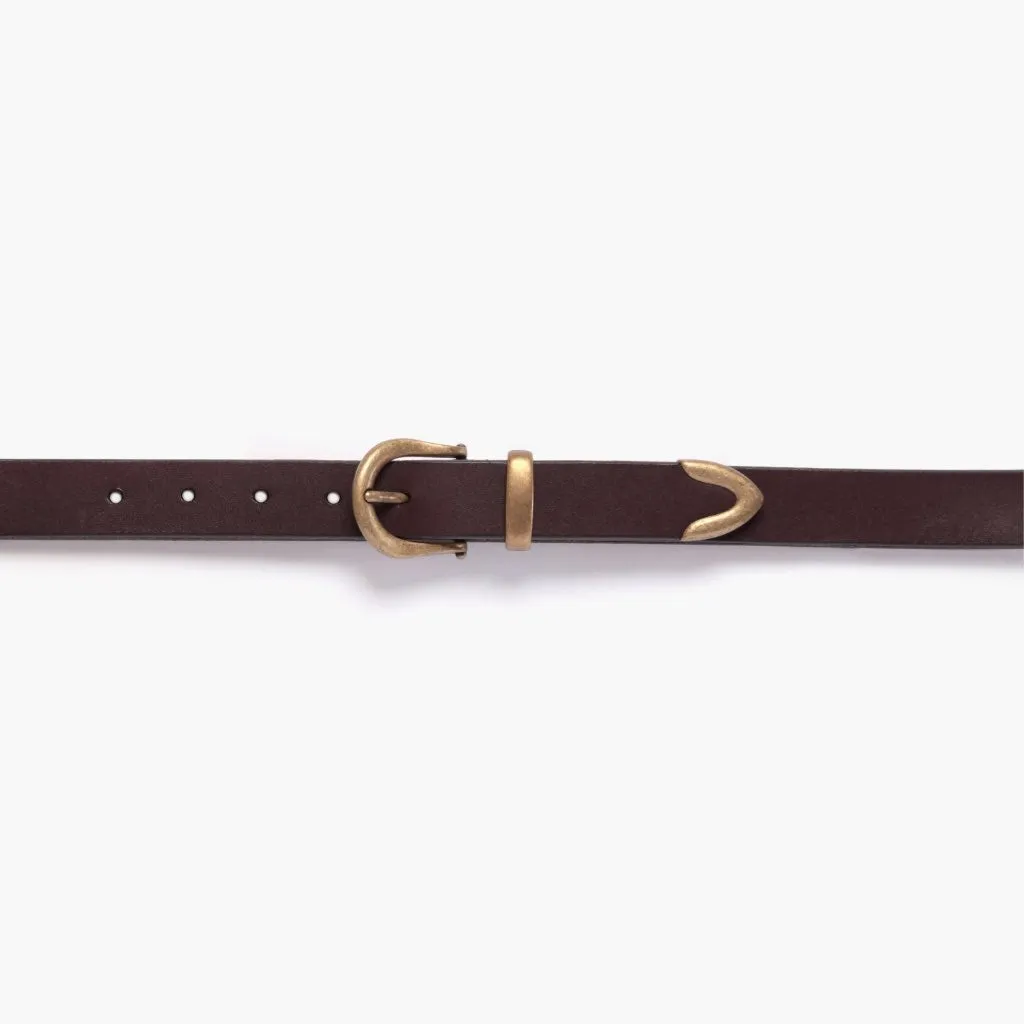 Women's Western Leather Belt | Brown