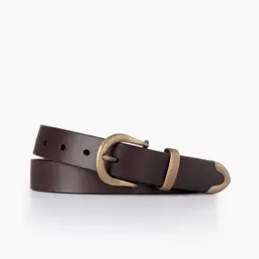 Women's Western Leather Belt | Brown